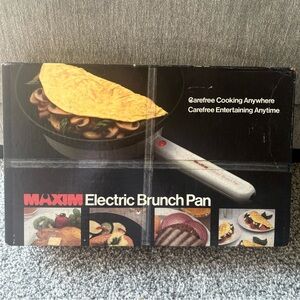 Maxim Electric Brunch Pan - Black